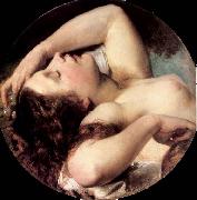 Brocky, Karoly Sleeping Bacchante oil painting artist